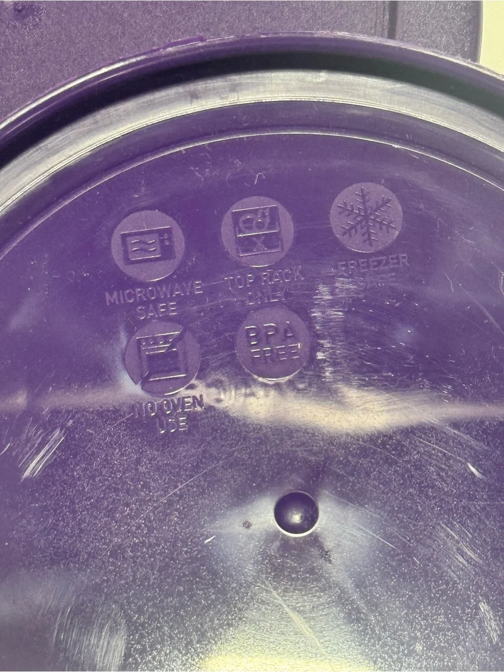Pyrex 7201-PC 4 Cup Purple Food Storage Replacement Lid (2-Pack) - 2-Pack